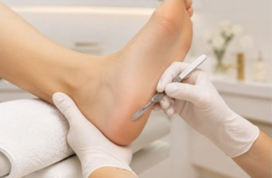 Pedicuría sin esmalte